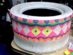 DIY crafts from tires: 100 photos and master class