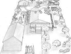 Landscape design and planning of a small plot of land